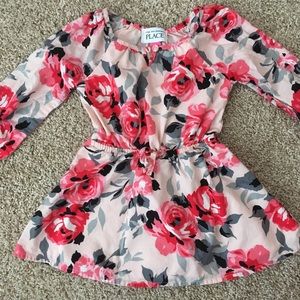 Adorable tunic floral dress with beautiful colors